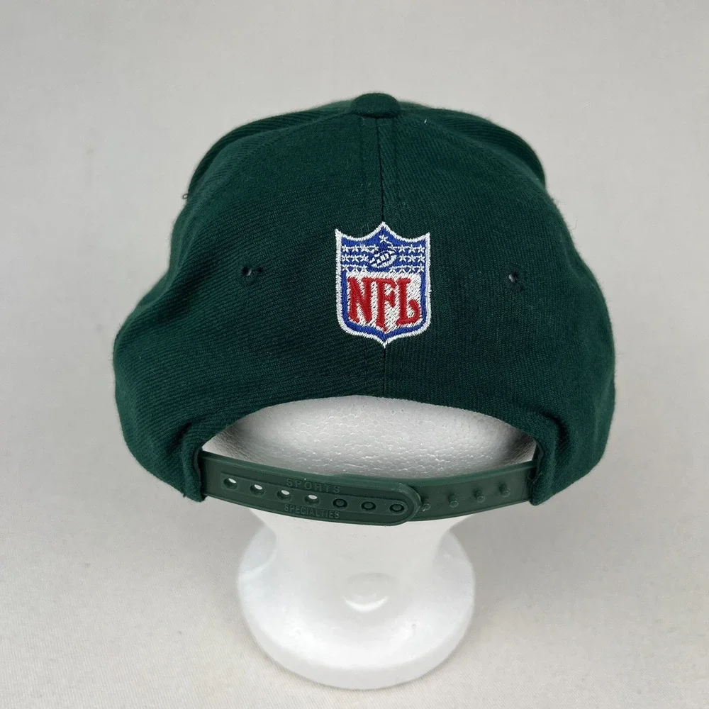 Sports Specialties Green‎ Bay Packers Snapback Hat Front Logo NFL Wool Blend